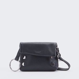 Hammitt  Leather VIP Black Gunmetal Mini